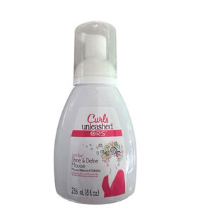 ORS Curls Unleashed Shine & Define Mousse 8 oz New All Curly Hair